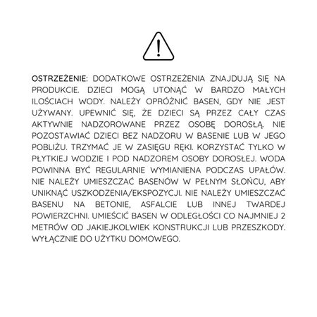 The Swim Essentials Basen z daszkiem 100 cm Roamer Canopy