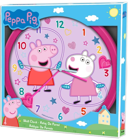 Zegar ścienny Peppa Pig 25cm PP09054