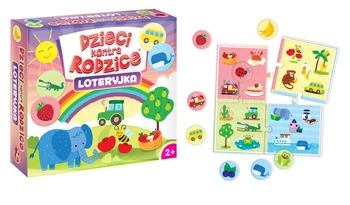 Gra Loteryjka dzieci kontra rodzice