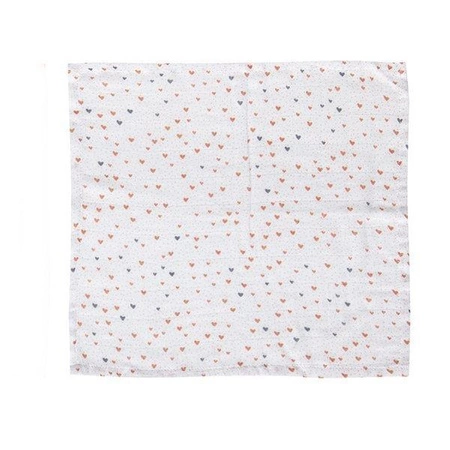 bebe-jou Chusteczki bambusowo-muślinowe 32 x 32cm (3 szt.) Hearts 3053061