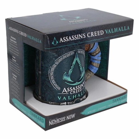 Kufel kolekcjonerski Assassins Creed - Valhalla (wysokość: 15,5 cm)