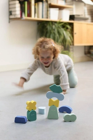 QUUT Klocki piankowe balansowe Blokki Minty Blue