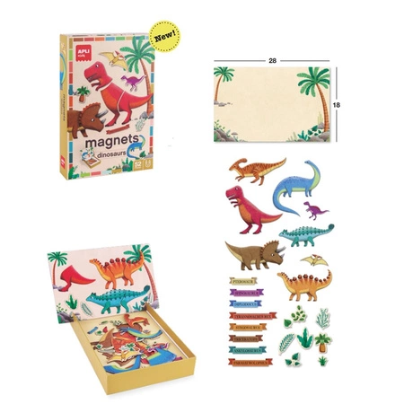 Magnetyczna układanka Apli Kids - Dinozaury