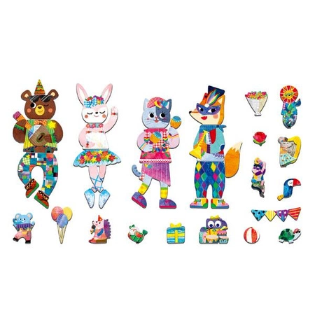 mierEdu Układanka magnetyczna - Impreza muzyczna ME0887