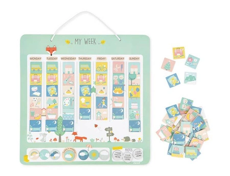 Planer tygodniowy magnetyczny 3+, Janod