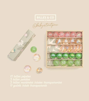 Szklane kulki MAŁE SKARBY MINIBOX-29