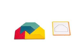 BS Toys, drewniana gra logiczna - Łamigłówka puzzle obrazkowe