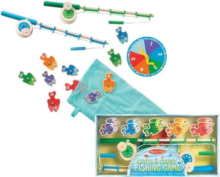 Magnetyczny zestaw do łowienia rybek 15149- Melissa & Doug, gra zręcznościowa