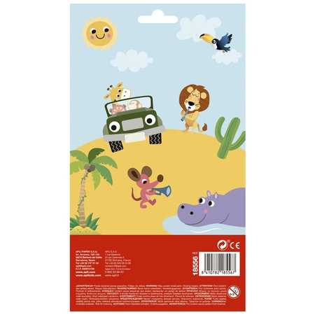 Naklejki metaliczne Apli Kids - Zwierzęta z instrumentami