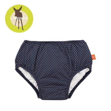 Lassig Majteczki do pływania z wkładką chłonną Polka Dots navy UV 50+