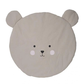 Mata niemowlęca miś- okrągły dywanik Jabadabado