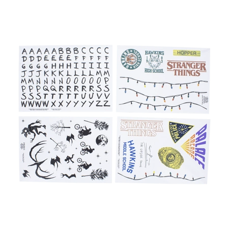 Zestaw naklejek Stranger Things