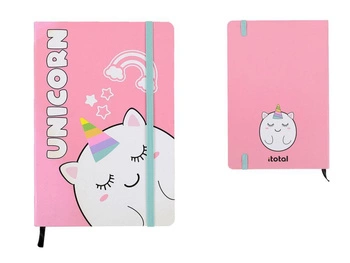 Notes A5 w twardej okładce z jednorożcem 96k