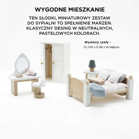 Sypialnia do domku dla lalek Daisylane Le Toy Van