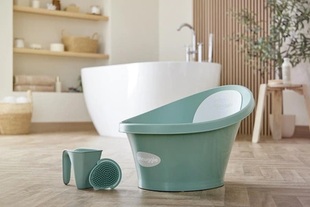 Shnuggle Szczotka Silikonowa do Włosów dla Niemowląt Eucalyptus