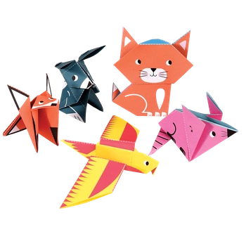 Papier dwustronny origami do tworzenia zwierząt, Rex London