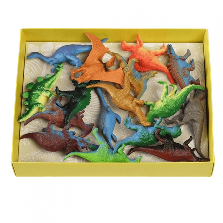 Figurki dinozaurów, zestaw 16 szt., Dinozaury, 3+, Rex London