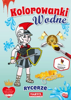 Rycerze. Kolorowanka wodna