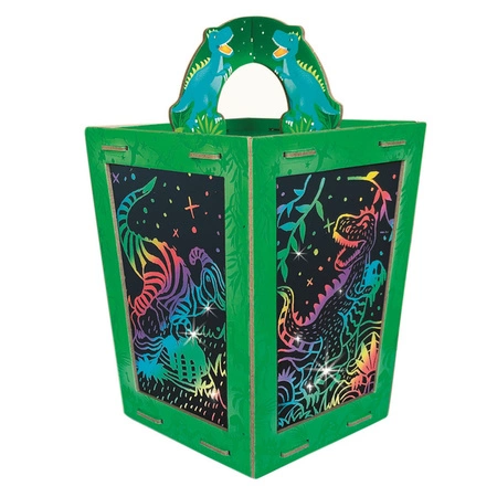 Box Candiy, zestaw kreatywny zdrapka Lampion DINO