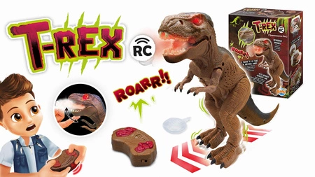 Dinozaur T-REX zdalnie sterowany 37293