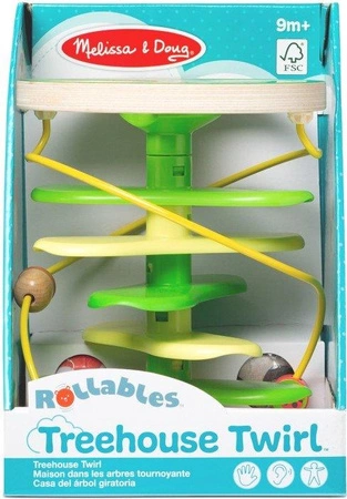 Pętla edukacyjna tor dla kulek z piłeczkami Domek na drzewie 30735-MD Melissa and Doug