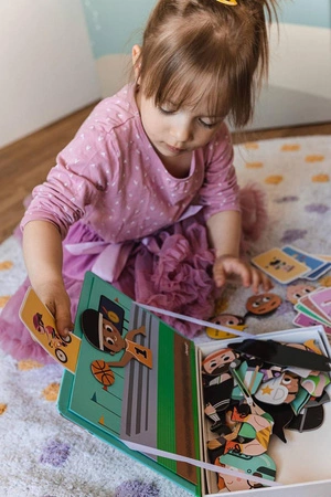 Magnetyczna układanka Sport Magnetibook, Janod