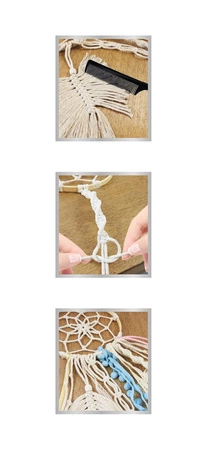 Zrób to sam - MAKRAMOWY ŁAPACZ SNÓW BE401