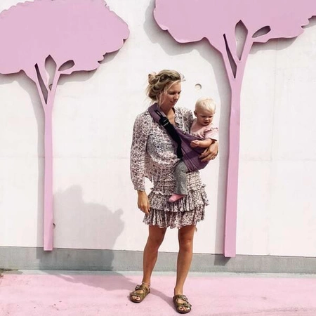 Wildride Nosidło wspomagające Lilac rib 2510016