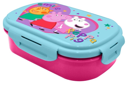 Pudełko śniadaniowe ze sztućcami Peppa Pig PP17102