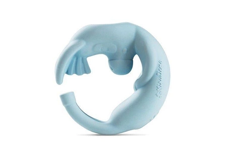 LILLIPUTIENS Grzechotka gryzak z naturalnego kauczuku Osiołek Ignace 3 m+ ECO