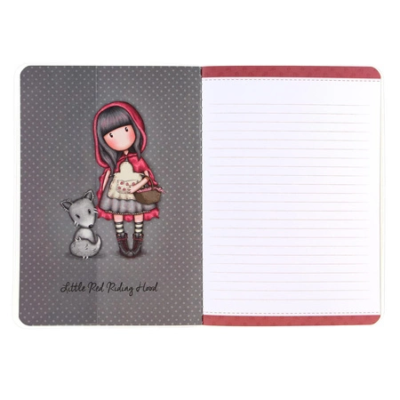 Zeszyt A5 w błyszczącej okładce - Gorjuss - Little Red Riding Hood