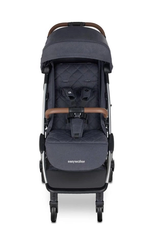 Easywalker Jackey Special Edition Kompaktowy, samoskładający się wózek spacerowy z torbą transportową Platinum