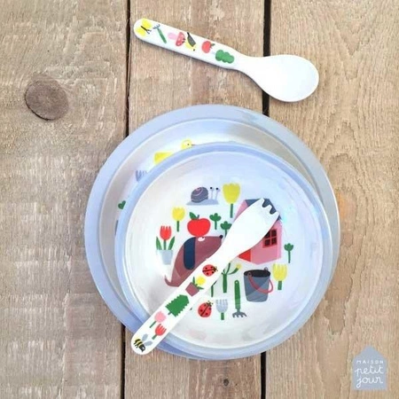 Zestaw sztućców dla dziecka, 2 el., Wiejska Sielanka | Maison Petit Jour®