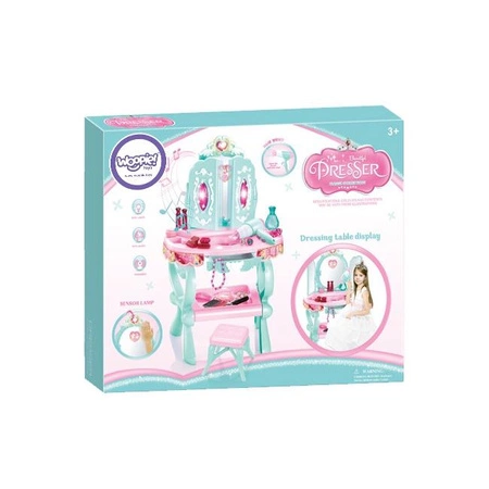 WOOPIE Toaletka z Księżniczką Muzyka Dźwięk Światło + 25 Akc.