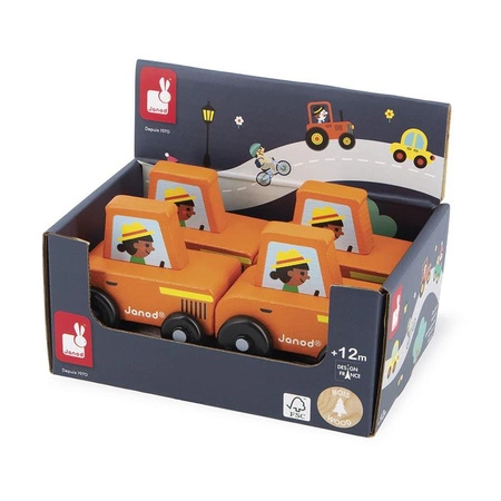 Janod Pojazd Traktor Wieś Cross Roads 12m+