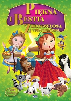 Piękna i Bestia złotowłosa i trzy niedźwiadki czytaj i koloruj