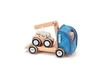 LILLIPUTIENS Drewniany holownik z ruchomym hakiem i autkiem Osiołek Ignace 2 lata+