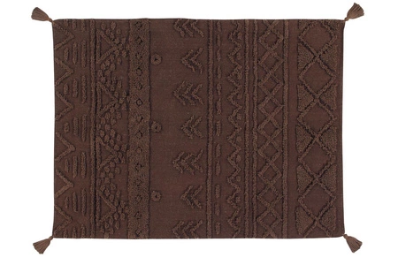 Dywan bawełniany Tribu Soil Brown S 120x160 cm Lorena Canals