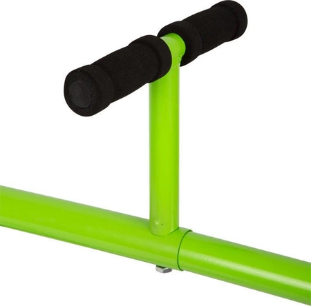 Zielona dwuosobowa huśtawka ogrodowa dla dzieci równoważna Small Foot 9514