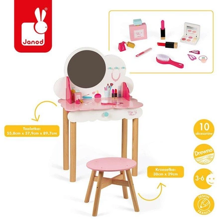 Toaletka z akcesoriami mała Miss, Janod