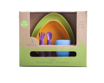 eKoala Zestaw Obiadowy BIOplastik Multicol