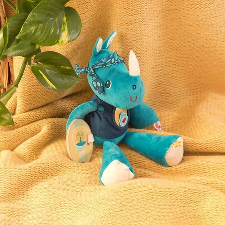 LILLIPUTIENS Przytulanka aktywizująca wielofunkcyjna Nosorożec Marius 9 m+