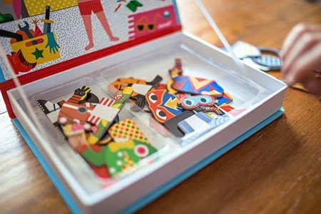 Magnetyczna układanka Kostiumy Chłopiec Magnetibook, Janod