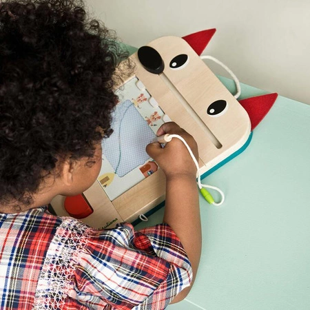 LILLIPUTIENS Drewniana tablica – znikopis Wilk Louis 2 lata+