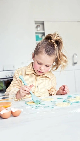 LILLIPUTIENS Silikonowy pędzelek Mały kucharz, Nosorożec Marius, 4+