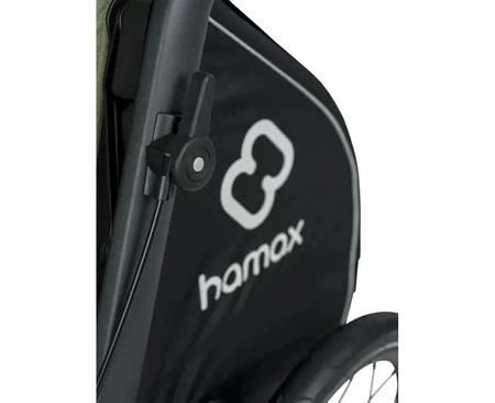 Hamax - Przyczepka rowerowa dla psa - Pluto M do 35 kg - Green / Black