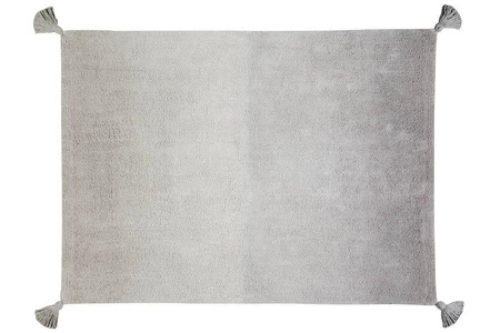 Lorena Canals Dywan bawełniany Degrade Dark Grey-Grey 120 x 160 cm