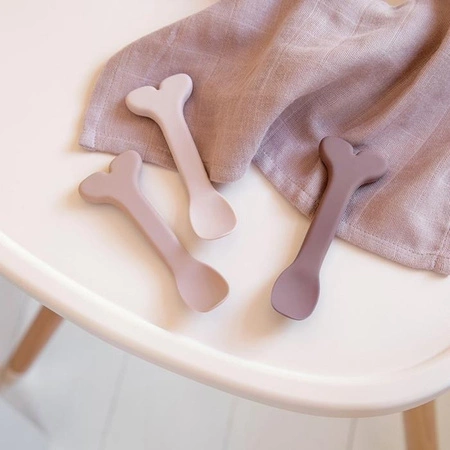 Done by Deer Łyżeczka Silikonowa 3 szt Wally Powder