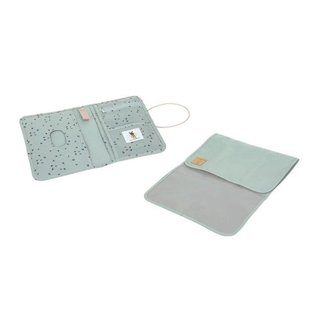 Lassig Casual Label Przewijak podróżny z etui na akcesoria Floral mint