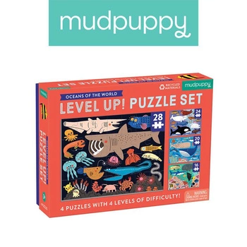 Mudpuppy Puzzle progresywne Oceany świata 16, 20, 24 i 28 elementów 3+